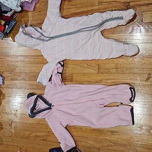 Bundle of 2 baby bunting one pieces